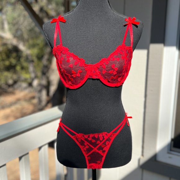 Other - 🔥LAST CHANCE 🔥 NWOT Red Bra/Panties Set